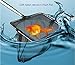 Aquarium Fish Net 3pcs 5/8/10 Inch Black Mesh Fish Catch Nets with Adjustable 16” Stainless Steel Handle For Fish Tank