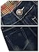 FEESON Men's Straight Leg Slimming Fit Distressed Loose Denim Jeans Dark Blue W34