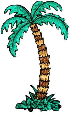Expo BZP77516 Iron-on Embroidered Applique Patches, BaZooples Palm Tree