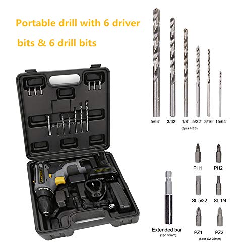 Werktough D011 18V Cordless Drill Driver 2 viable speed Powerful Screwdriver Lion Battery