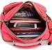 Tiny Chou Lightweight Waterproof Nylon Top-handle Handbag Compact Crossbody Shoulder Bag with Pockets Black