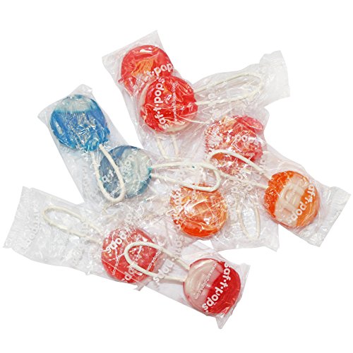 Saf-T-Pops Swirl Assorted Flavors, Lollipops with Safety Sticks, 3 LB Bulk Candy, 48 oz