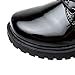WQINSHOE Boys' Lace-up Oxford Black School Uniform Dress Shoes(Toddler/Little Kid/Big Kid)