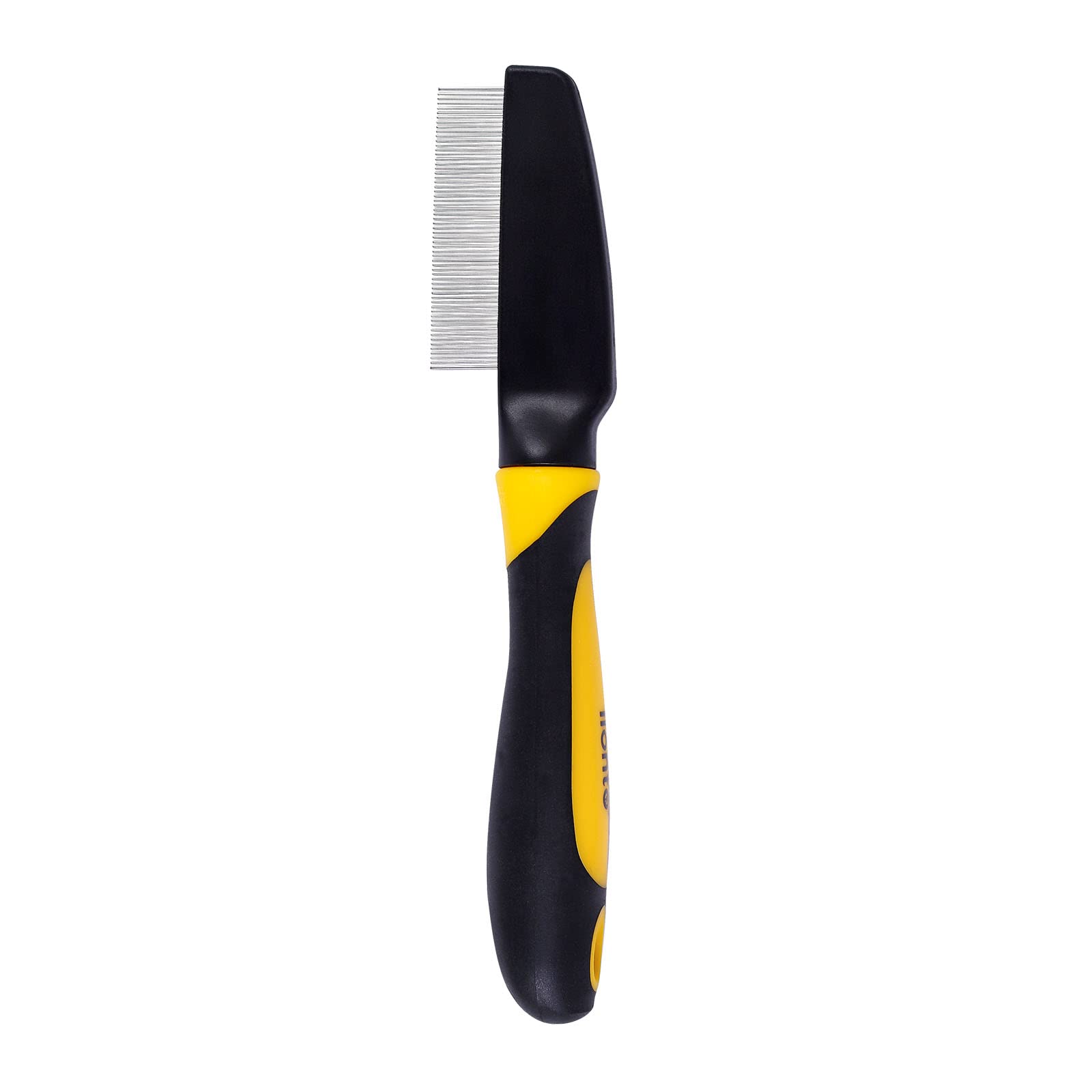 lionto Lice comb with non-slip handle, brush for dogs & cats, gentle coat care thanks to rounded bristles, dog brush suitable for long & short coats, rustproof — image 1