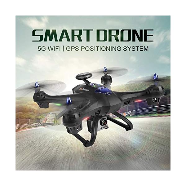 WSJ X183S 5G 6Achs Drone Quadrocopter, Oldeagle 5G 1080P WiFi FPV Kamera GPS Drohne LED Follow Me Large Quadrocopter… – Bild 7