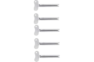5 Pcs Stainless-Steel Tube Toothpaste Squeezer Keys Metal Hair Dye Color Wringer Tool Durable Key Roller Dispenser Processing