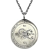 NIGHTCRUZ Key of Solomon Pendant Necklace, Fifth Pentacle of Mars Pendant