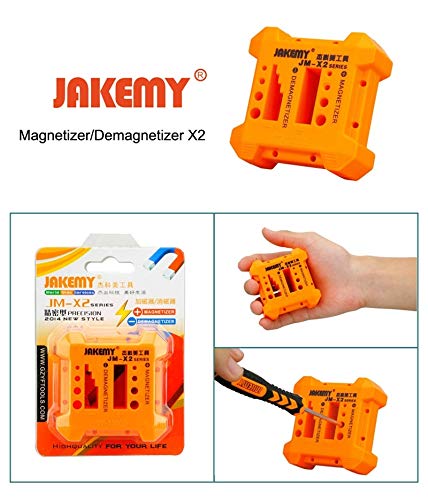(#104) JAKEMY Magnetizer/Demagnetizer with Screwdriver Holes, Size: Medium - Thumbnail 4