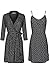 SofiePJ Women's Printed Sleepwear Chemise and Robe 2PC Set