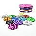 Beautychen Magnetic Cube 216pcs 5mm Magnets Blocks Magnetic Square Cube Children's Puzzle Magic Cubes DIY Educational Toys for Kids Intelligence Development and Stress Relief (Golden)