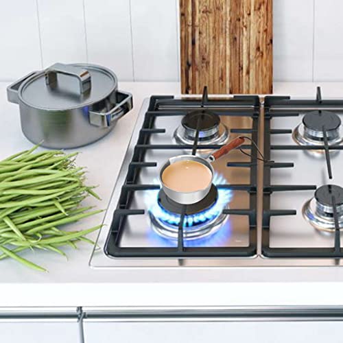 300ML Stainless Steel Boiler Pot With Heat Resistant Wood Handle
