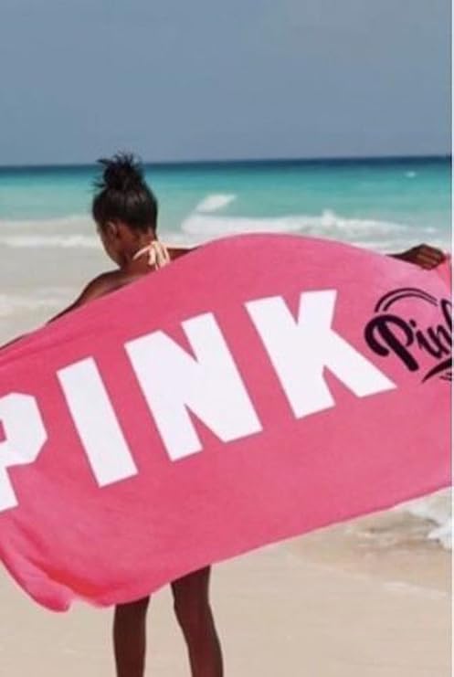 Serviette De Plage Couleur Rose 178 X 102 Cm Pink De