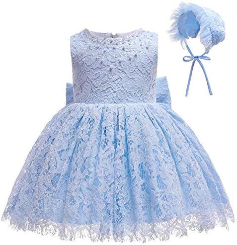 CoozyBaby Girls Dress Infant Princess Christening Baptism Party Birthday Formal Dress