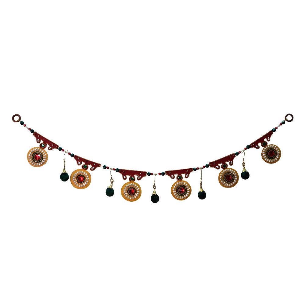 Buy Craftszilla Handcrafted Wooden Door Toran For Home Office