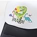 Black Dinosaur Toddler Kids Snapback Cap Trucker Hat by JPDOoDLES