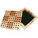 Elbert Mini Wooden Travel Sudoku Board Game Set with Wood Peg Pieces, 5 x 5 Inch