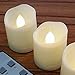 LED Tealights Candles Remote Control Timer Tea Lights - Flameless Flickering Votive Candles- Include Battery Operated 200+ Hours - Outdoor Wedding Decorations Unscented Amber Yellow Flame 12 PCS