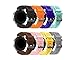 Gear S3 Frontier Classic Smart Watch Band, HandyGear 22mm Soft Silicone Sports Replacement Strap for Samsung Gear S3 Frontier Classic (S3 8PACK Group 3)