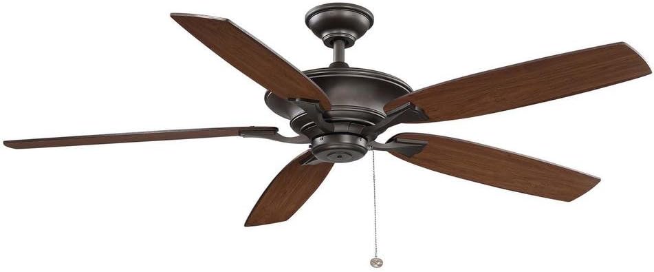 Hampton Bay Ashburton 60 in. Indoor Espresso Bronze Ceiling Fan