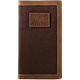 ARIAT Men's Canvas Rodeo Wallet with Leather Border