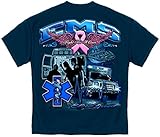 EMS T-Shirt Elite Breed EMS Fight Cancer Navy