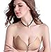 Holisouse MEINAIER Strapless Backless Self Adhesive Bra for Women,Invisible Push UP Bra Beige