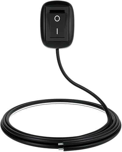 Hsthe Sea Car Rocker Switch On/Off 12V 10A Adhesive Mount Button