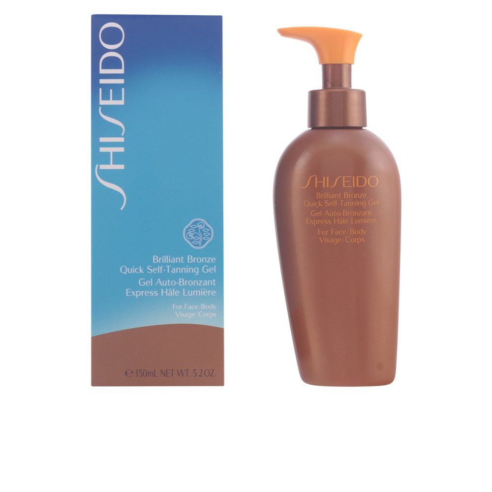 Shiseido Brilliant Bronze Quick Self Tanning Gel (for Face and Body) Gel for Unisex, 5.2 Ounce