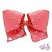 JoJo Siwa Signature Collection Hair Bow with Rhinestones - Coral With Sticker Patch Set Included