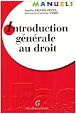 manuel - introduction générale au droit by 