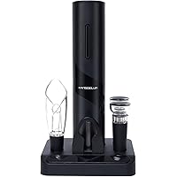 Kangdelun Electric Wine Opener Set, Includes Automatic Wine Bottle Opener , Foil Cutter, Wine Pourer, Wine Stopper…