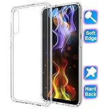 GSDCB Samsung Galaxy A50 Case (2019), Samsung A50 Case Air Cushion Shockproof Phone Protective Case with Hard PC Back Cover Hybrid Soft TPU Edge Ultra Thin Slim Fit for Women Men Girl Kid Boy Clear