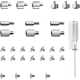 30PC M.2 Nvme SSD Screw Kit, M.2 Standoff and Mounting Screws for Asus ASRock Gigabyte MSI Motherboard &amp; Nvme SSD, for Laptop PC Repair &amp; DIY