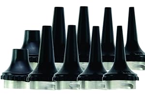 Zyrev ZetaLife Otoscope Cover Combo Pack of 30 Disposable Ear Specula Tips and 5 Reusable Speculum, Disposable and Reusable Ear Otoscope Covers