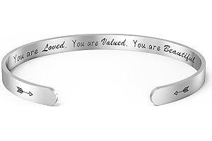 Erpotyl Teen Girl Gifts Trendy Stuff, Stocking Stuffers for Teens, Valentines Day Gifts for Teen Girls Kids Women Her Wife Teenage Friend Sister Daughter Mom, Personalized Present Ideas Bracelet