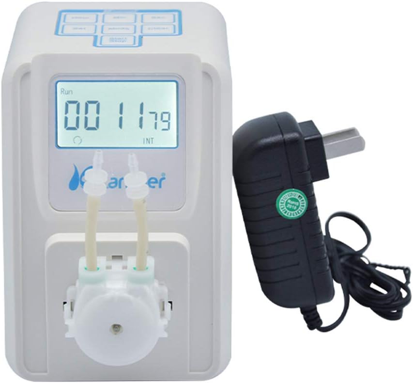 ZHAODALEI 12V Peristaltic Metering Pump/Aquarium dosing pumpWith LCD Protection Screen