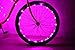 N&M Products Bike Wheel/Lights - Colorful Light Accessory for Bike - Perfect for Burning Man (Pink)