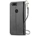 J&D Case Compatible for OnePlus 5T Case, [Wallet Stand] [Slim Fit] Heavy Duty Protective Shock Resistant Flip Cover Wallet Case for OnePlus 5T Wallet Case - Black