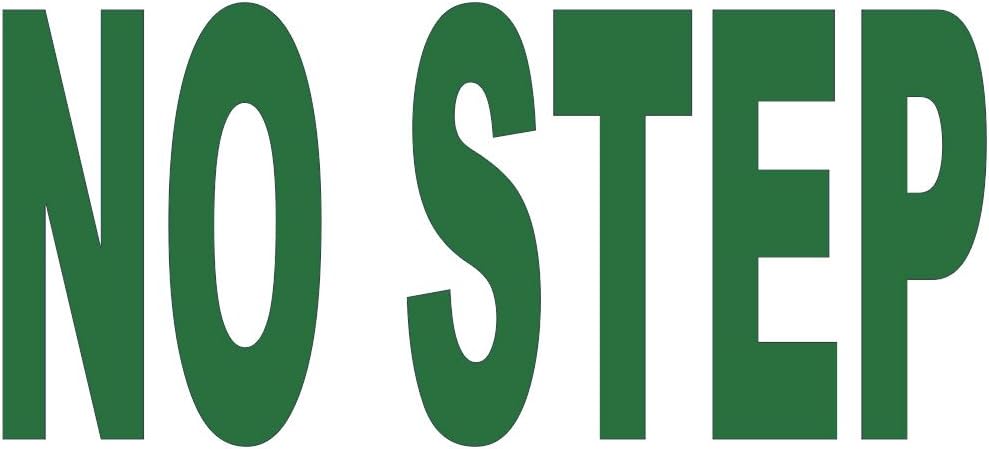 Wild Dingos LLC No Step Trucking Business Vinyl Decal Sticker Green