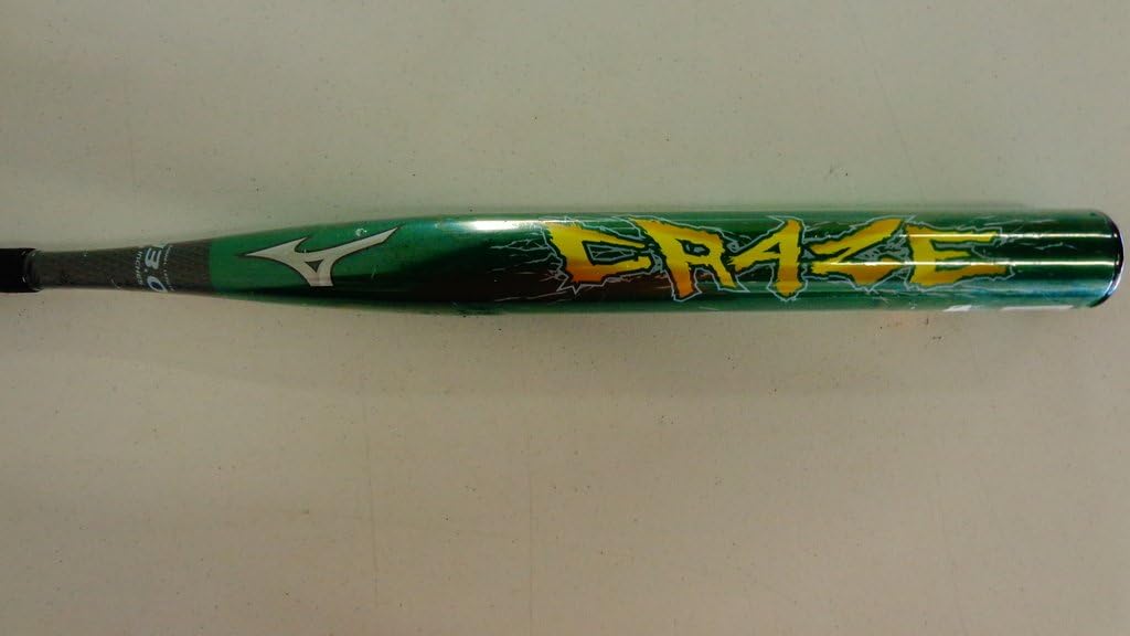 Mizuno Craze Slowpitch Bat, Forest/Yellow, 34Inch/26Ounce Baseball Bats