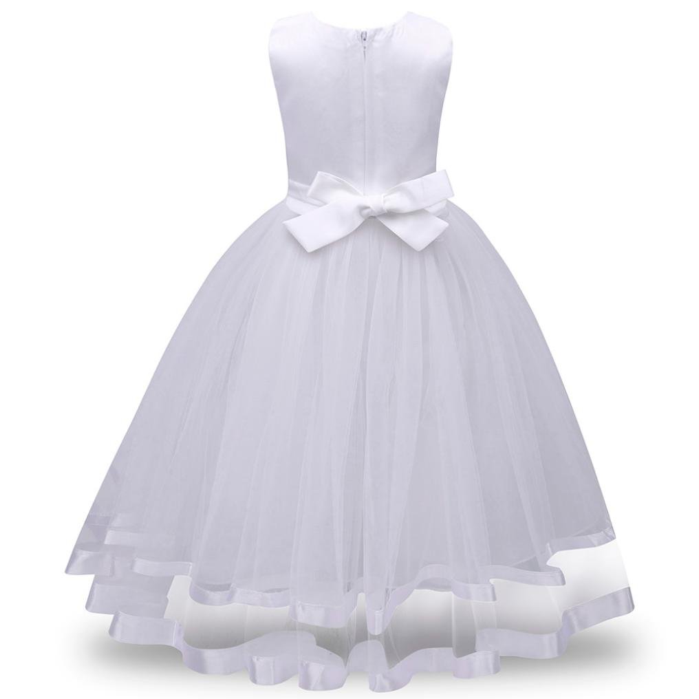 Xinan Mädchen Kleid Party Dress Kindermädchen Blume Mädchen Prinzessin