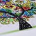 Special Shaped Diamond Art Kits Diamond Embroidery Paintings Wall Art Big Canvas Full Drill (12X12inch/30X30CM) (Summer Tree)