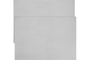 Gadpiparty 2 Sheets Brushed Film Laptop Skin Sticker Decal for Notebook PVC Material Scratch-Free Reusable