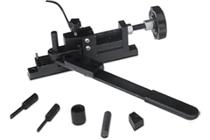 KAKA INDUSTRIAL Mini Universal Bender MUB-1 | Hardened Steel Wire and Flat Metal Bender | 5/16 inch Rod, 1x1/8 inch Flat