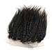ZigZag Hair Kinky Straight 13x6 Lace Frontal Closure Brazilian Human Hair Pre Plucked Natural Hairline Ear to Ear Full Lace Closure with Baby Hair Natural Color (14inch, Kinky Straight, Free Part)