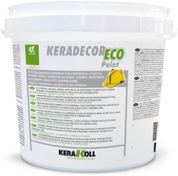 KERADECOR ECO PAINT KERAKOLL BIANCO 4 LT Amazon.it Fai da te