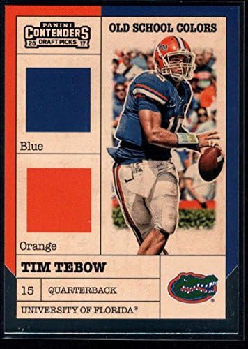 2017 Panini Contenders Draft Picks Old School Colors #6 Tim Tebow NFL Football Card NM-MT