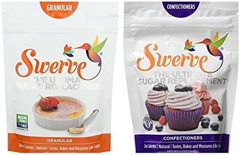 Swerve Sweetener, Confectioners, Granular, Variety Pack (1 Of Each)