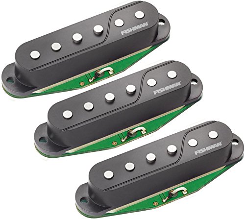 Fishman Fluence Single Width Pickup for Strat Set of 3 - Black