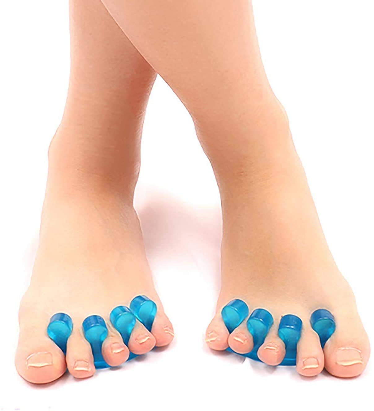 Pedimend™ Hammer Toe Straighteners | Soft Gel Toe Spacers Spreaders Stretchers | Correct Bent Toes | Bunion Pain Relief Separators | For Athlete Foot Claw Toes Yoga Feet